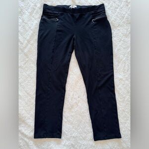 89th & Madison Pull-On Ponte Pants with Zip Pockets